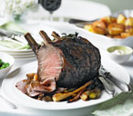 Roast rib of beef 